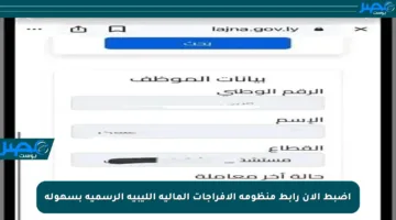اضبط الآن رابط منظومة الإفراجات المالية الليبية الرسمية بسهولة